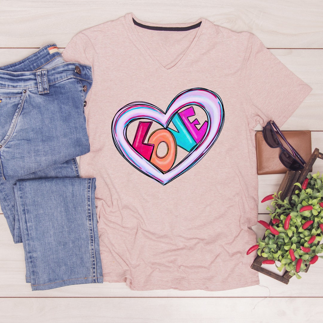 Valentine Day Love Heart Clipart Png, Sublimation Designs Downloads ...