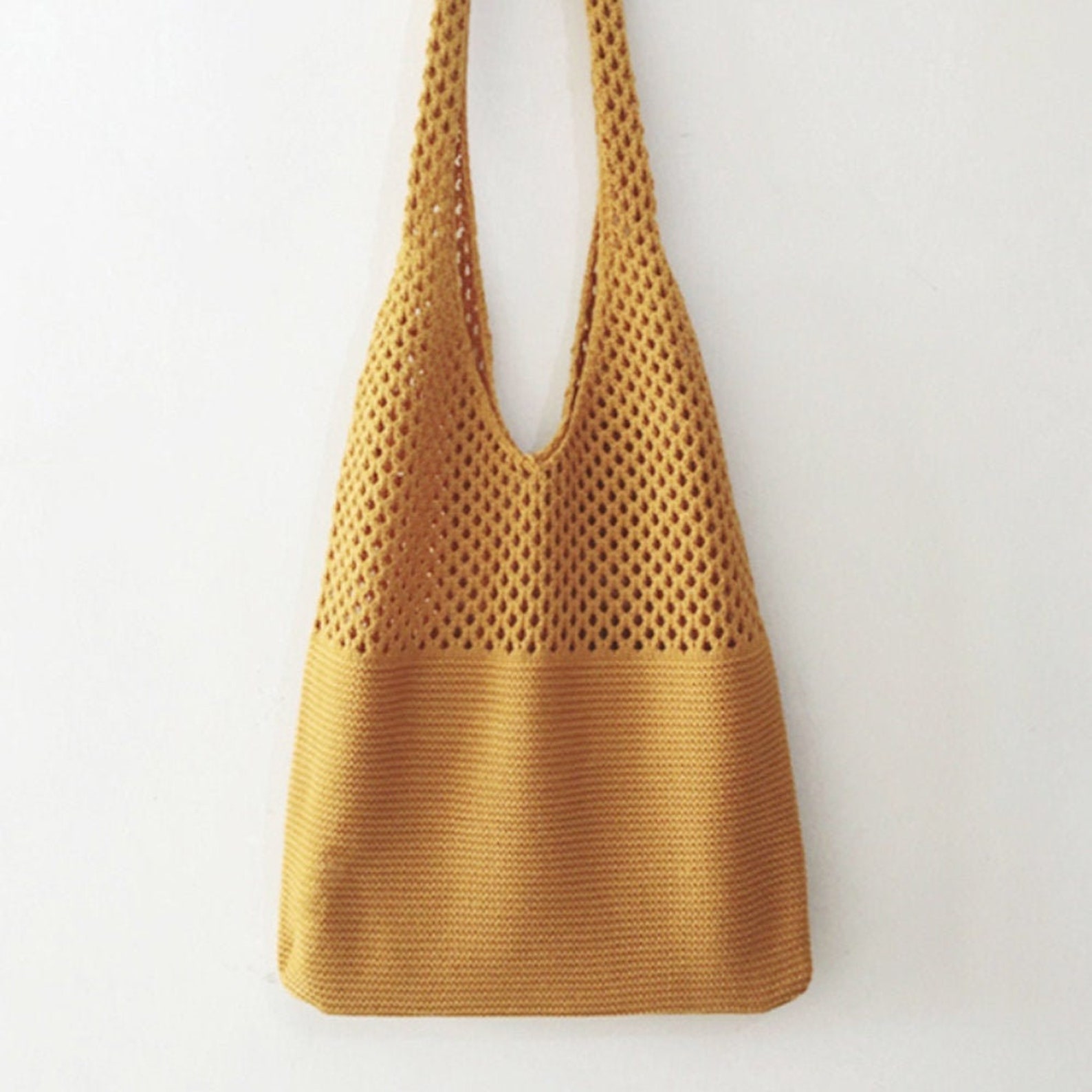 Knitted Shoulder Bag Etsy