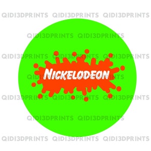 Nickelodeon Studios 3&quot; Pinback Button - Retro Nickelodeon Logo
