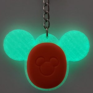 FLEXIBLE Puck Holder Keychain for Disney Magic Band 2.0