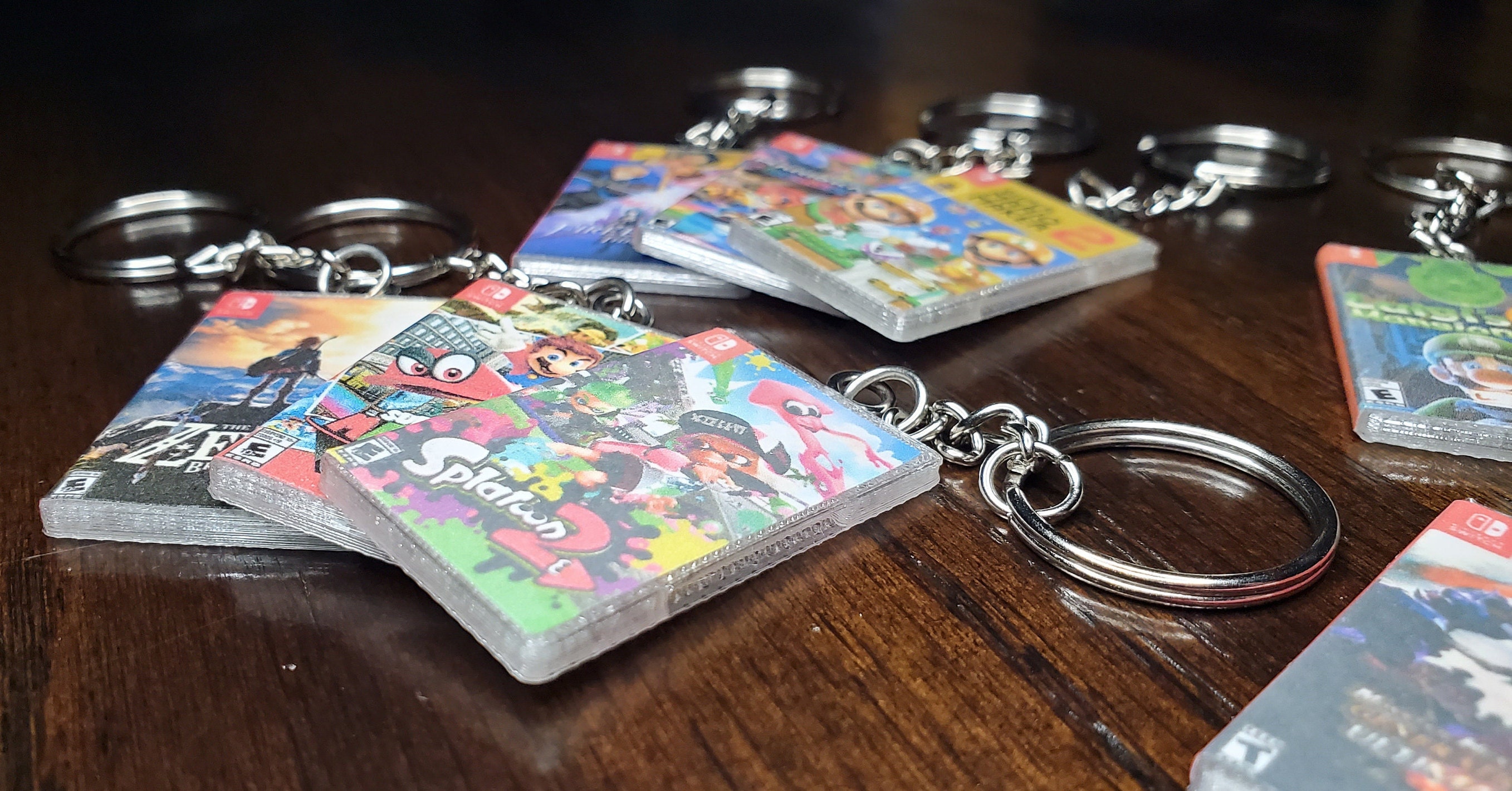 Nintendo Switch Game Case Keychains Etsy