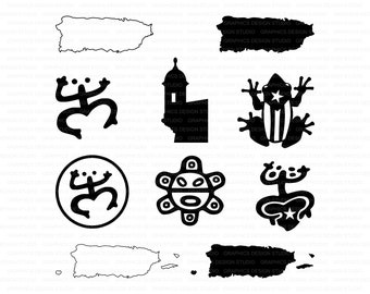 Puerto Rico Svg Etsy