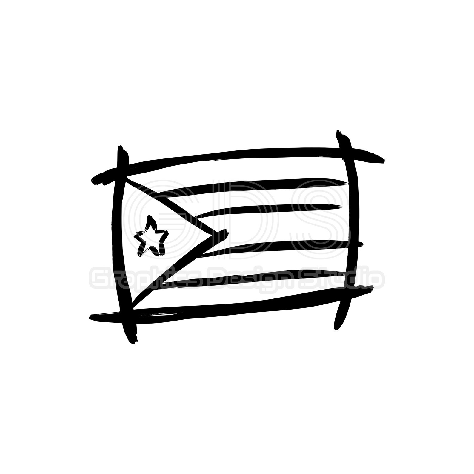 Puerto Rico Flag SVG Puerto Rico Hand Drawn Flag Flag Svg Etsy