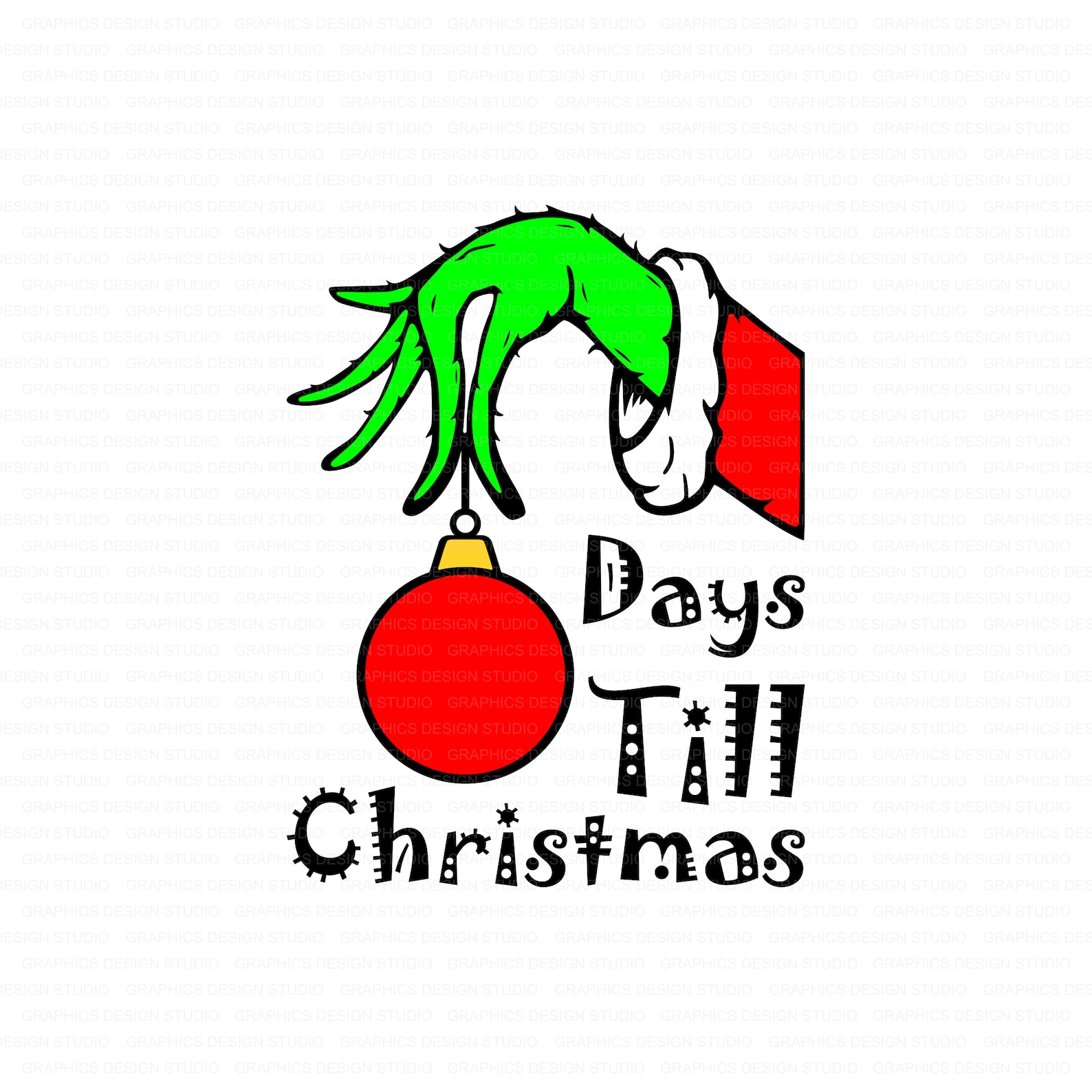 Grinch Svg Days Till Christmas Svg Christmas 2021 Svg Stink | Etsy