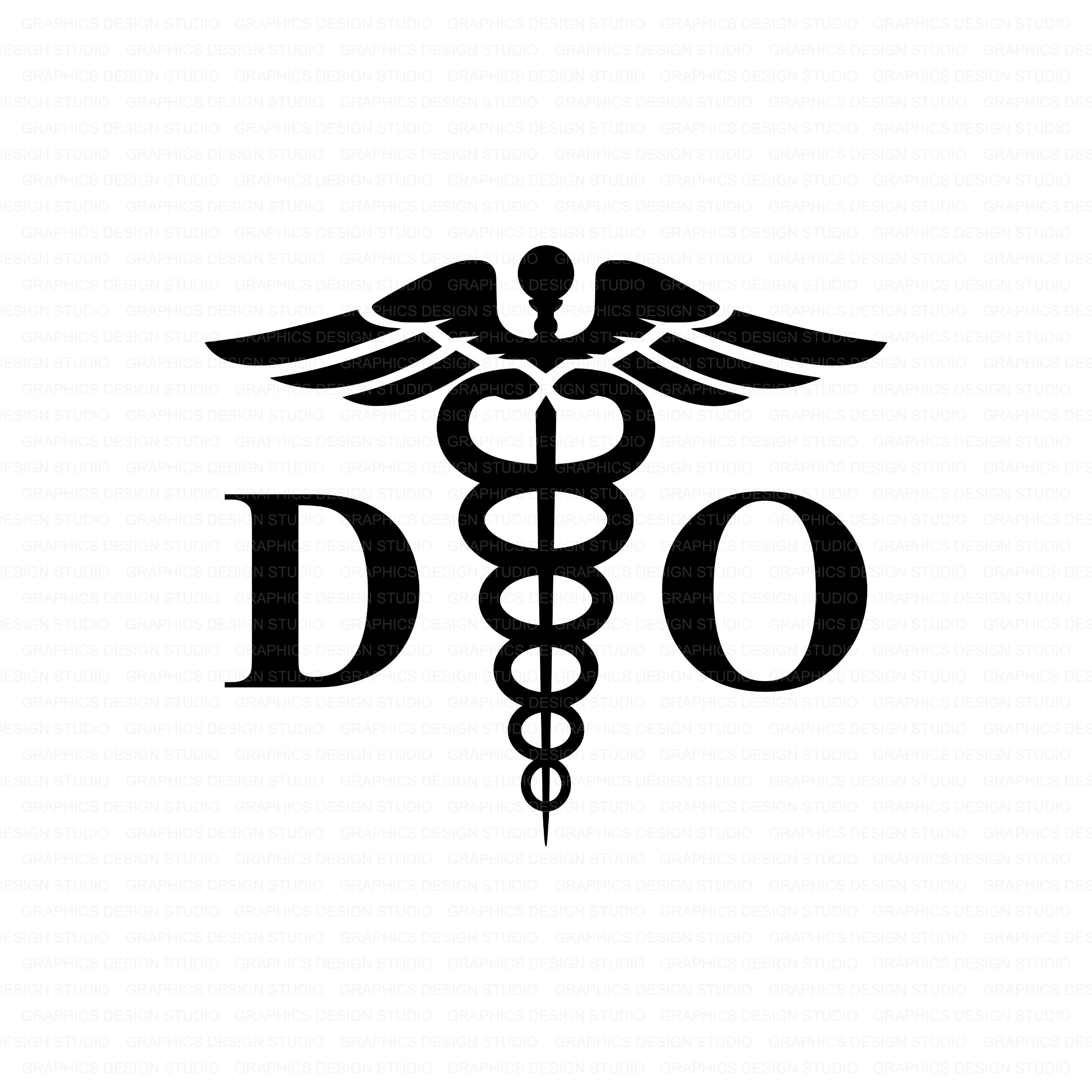 Medical Symbol SVG Caduceus Svg Doctor Svg Osteopathic Etsy UK