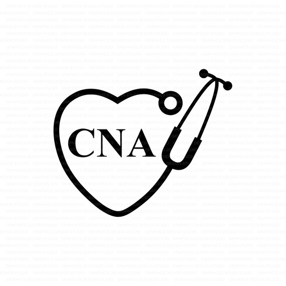 Download Certified Nursing Assistant Svg Cna Svg Heart Stethoscope Svg Sticker Vector Clip Art Png Jpg Pdf