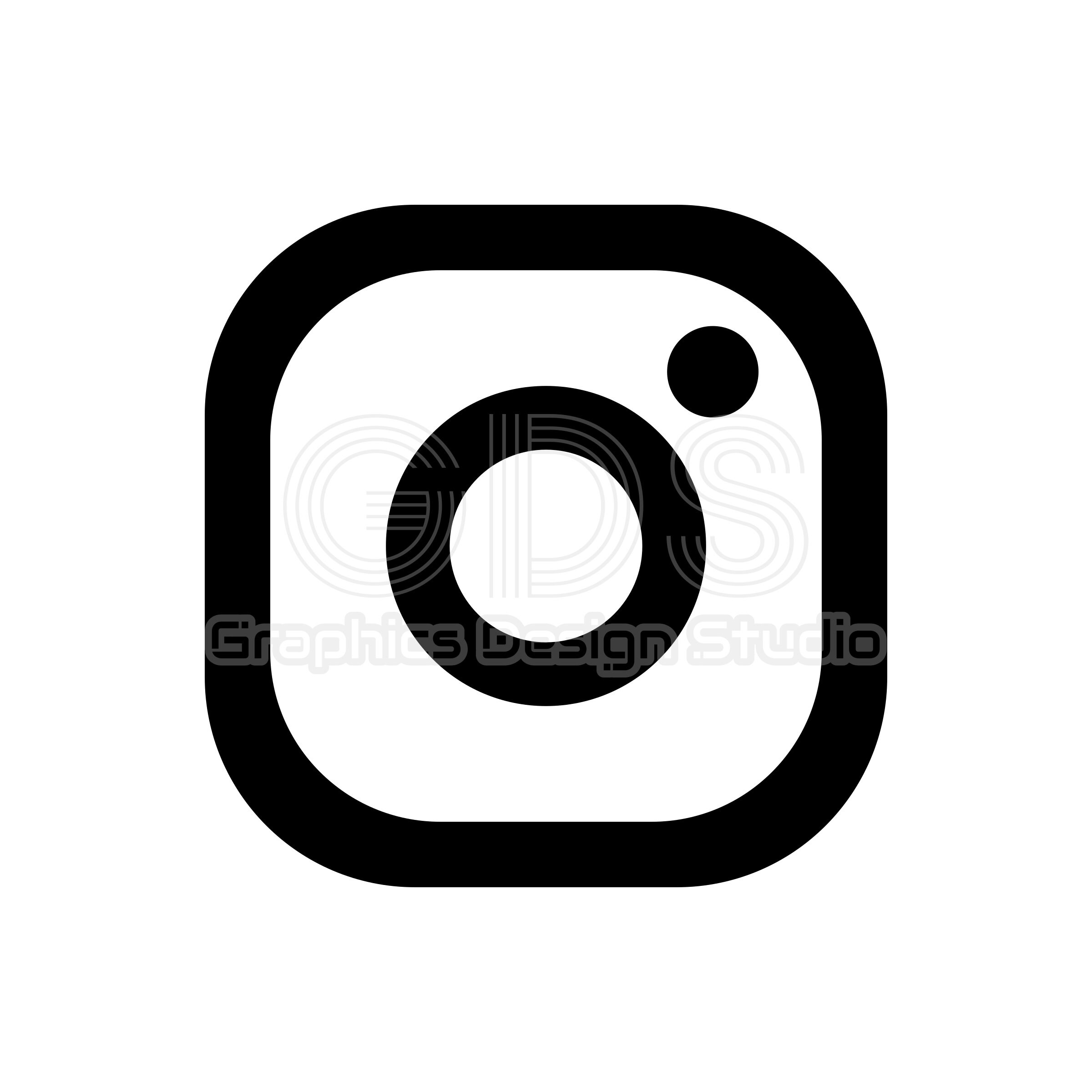 Instagram Svg, Social Media Svg, Cricut Svg, Engraving File Svg, Scre…