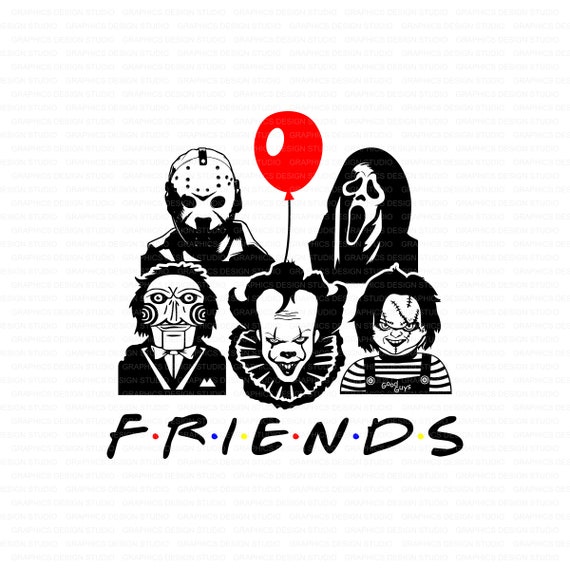Free Free 189 Friends Horror Movie Svg SVG PNG EPS DXF File