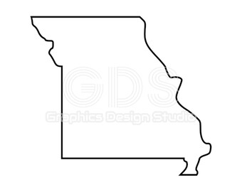Missouri State Map Shape Tie Tack