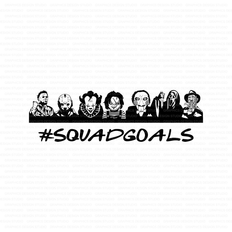 Download Horror Movie svg Horror Team SVG Squad Goals Svg Halloween ...