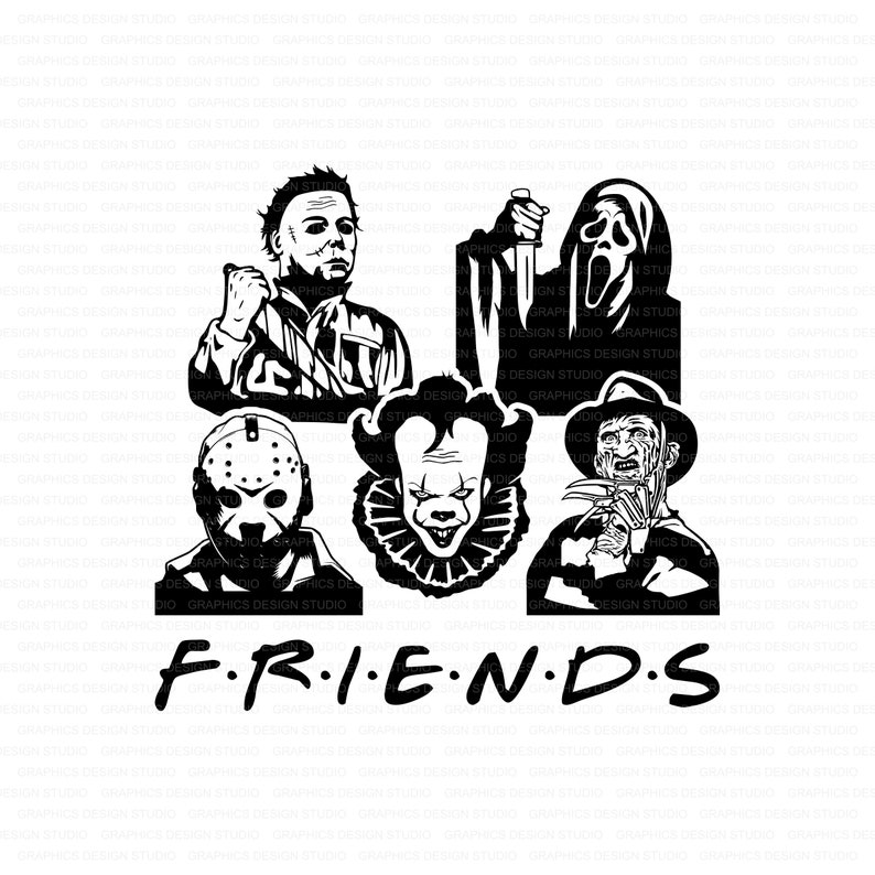 Free Free 282 Horror Characters Friends Svg SVG PNG EPS DXF File