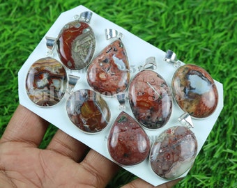 Size 28x41mm Pendant N-5099 Exclusive ! 55 Carat Natural Rosarita Gemstone 925 Solid Sterling Silver Bezel Necklace Pendant Jewelry