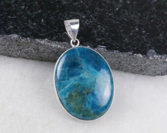 Size 28x41mm Pendant N-5099 Exclusive ! 55 Carat Natural Rosarita Gemstone 925 Solid Sterling Silver Bezel Necklace Pendant Jewelry