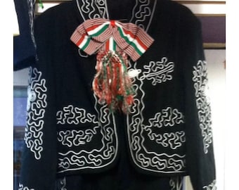 Men's Mariachi Charro Suit Set Mexico Folklorico 5 De Mayo Fiesta Dance Costume