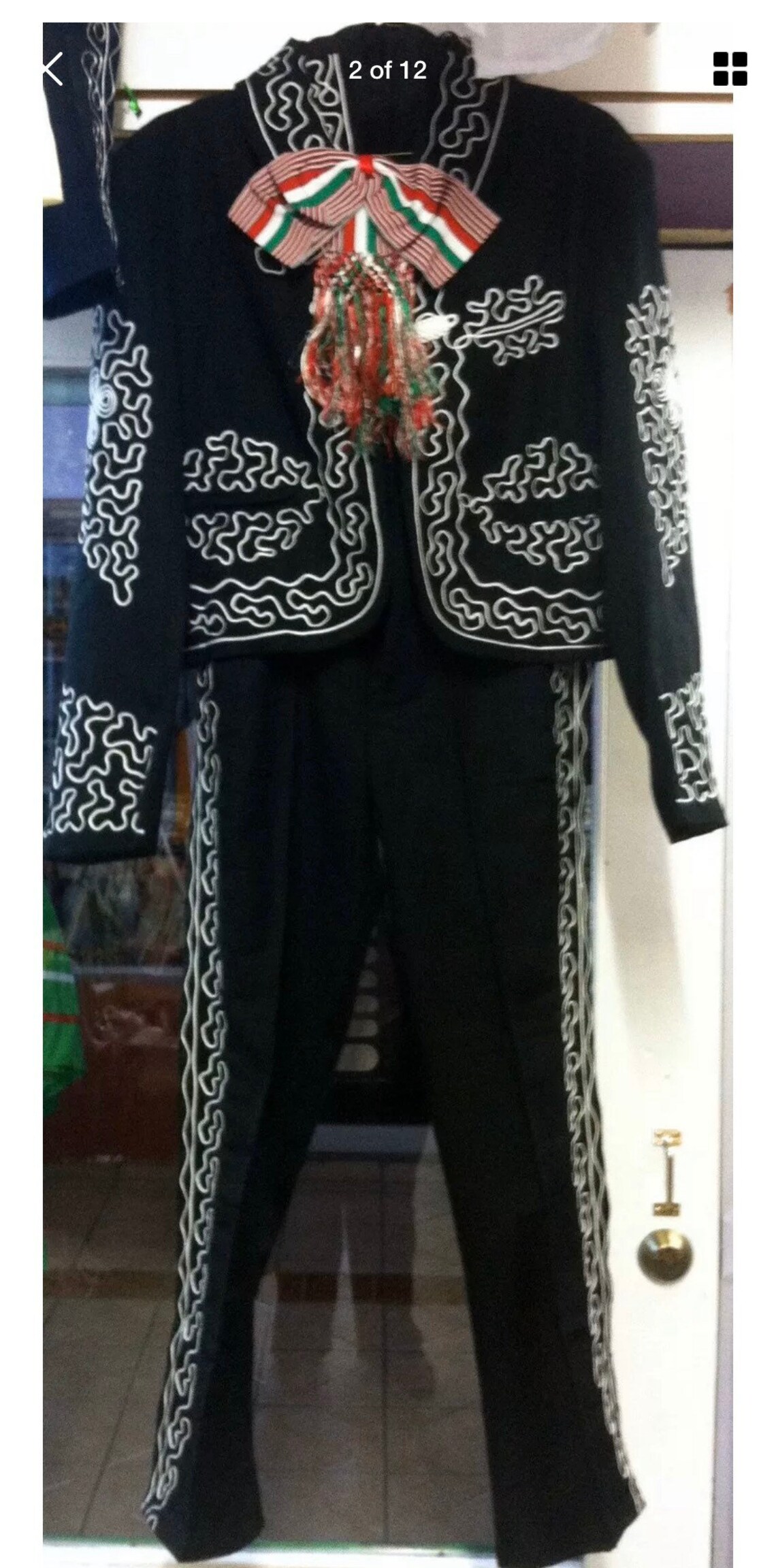 Men's Mariachi Charro Suit Set Mexico Folklorico 5 De Mayo Etsy