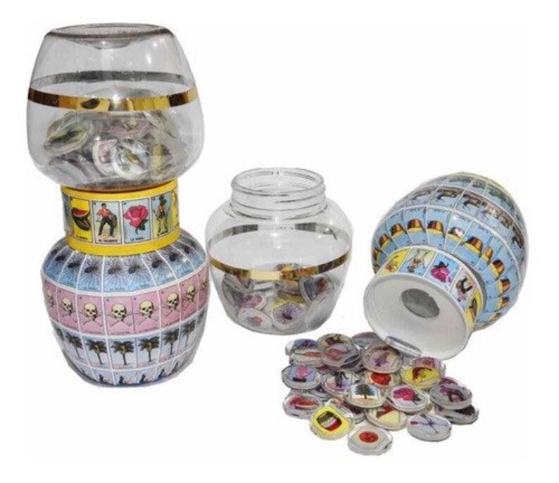 TOMBOLA CHIPS Authentic Mexican Loteria Bingo Board Game HARD Etsy