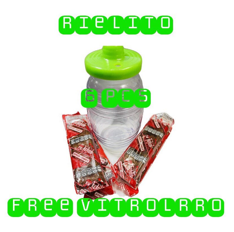 1/2 Lt. Vitrolero With 6 Chaca Chaca Rielito Tamarindo Dulces Etsy