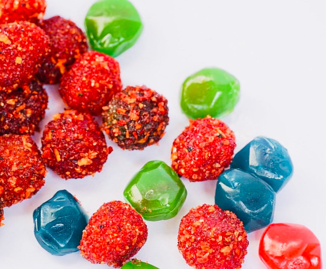 Gushers gummies enchilados Dulces Mexicana Candy miguelito Etsy España