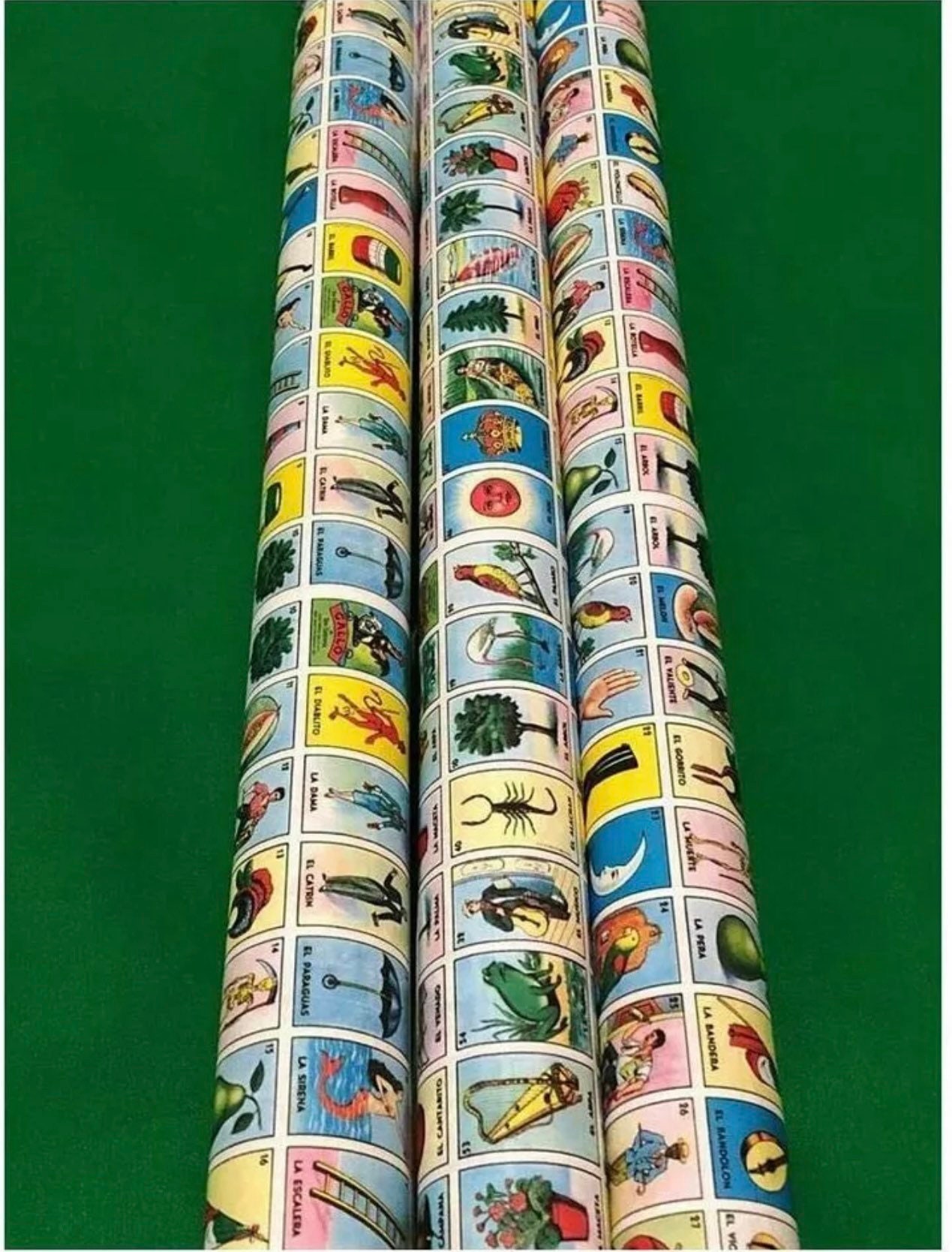 Authentic Mexican Loteria Bingo Chalupa Game Poster Rolls Make | Etsy