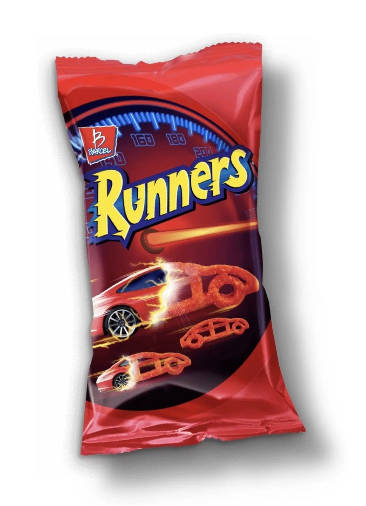 Barcel Runners 58g Box With 5 Bags Car Shaped Papas Snack Mexican Chips