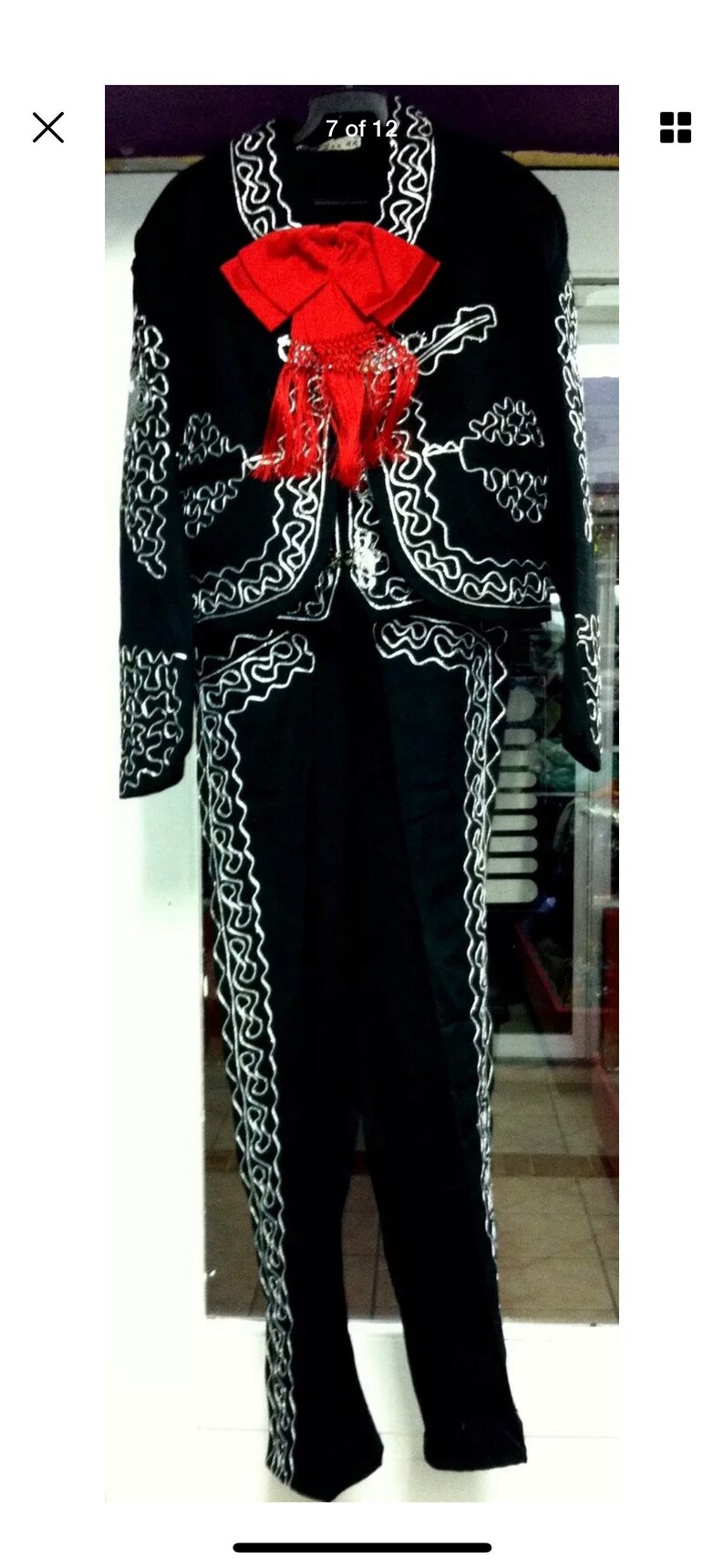 Men's Mariachi Charro Suit Set Mexico Folklorico 5 De Mayo Etsy