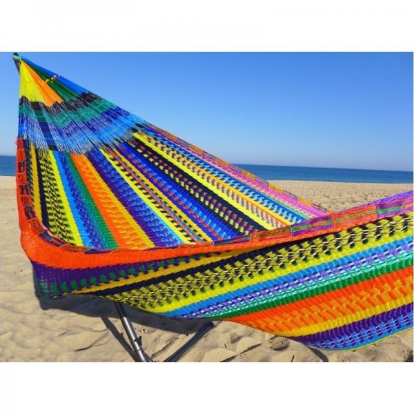 14 Ft King Size Hammock Hamaca Mexico Handmade Threaded Patio Camping New