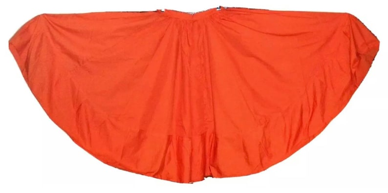 Womens Full Super Wide Skirt One Size Waist For Folkloric Dances New Handmade zdjęcie 6