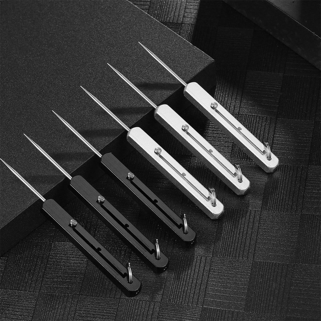 6 Pieces Portable Titanium Toothpicks Pocket Retractable Etsy