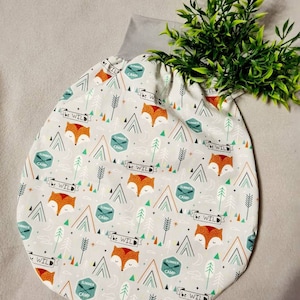 Pucksack/Schlafsack/Strampelsack Sommer/Winter Waschbar Neugeborene verschiedene Größen Geschenk zur Geburt viele Muster Fuchs