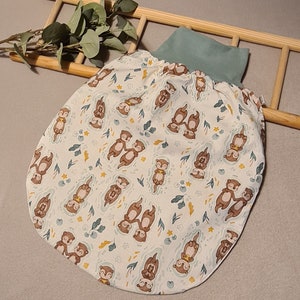 Pucksack/Schlafsack/Strampelsack Sommer/Winter Waschbar Neugeborene verschiedene Größen Geschenk zur Geburt viele Muster Otter