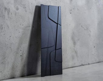 Tall Skinny Artwork, Tall Narrow Wall Art, Long Thin Wood Wall Art for Hallways and Narrow Wall Spaces