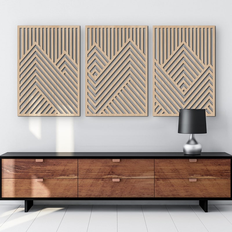 3 Art Panels - Etsy