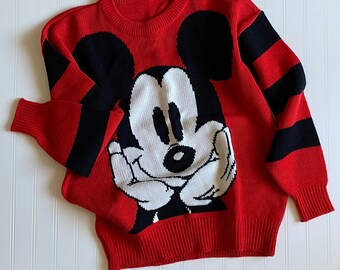 Vintage mickey mouse sweater - Etsy