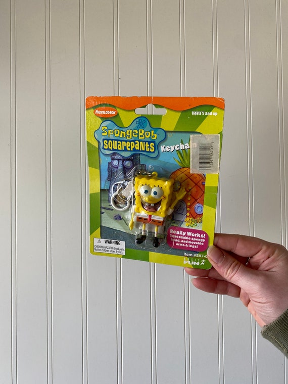 mini spongebob squarepants y2k 2000 keychain | new