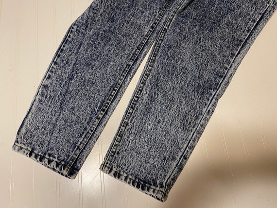 Vintage Lee Riders Acid Wash High Rise Denim - image 8