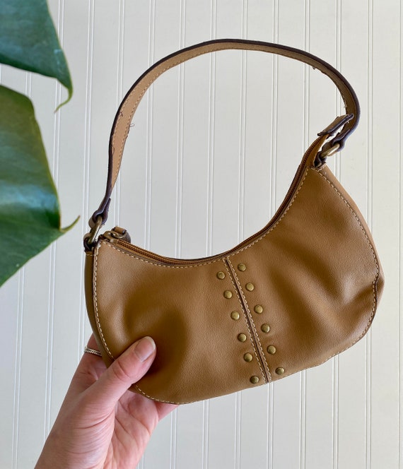 vintage studded ‘nine west’ mini top handle purse 