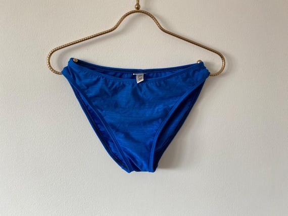 vintage 90's royal blue bikini by athena | cute s… - image 4