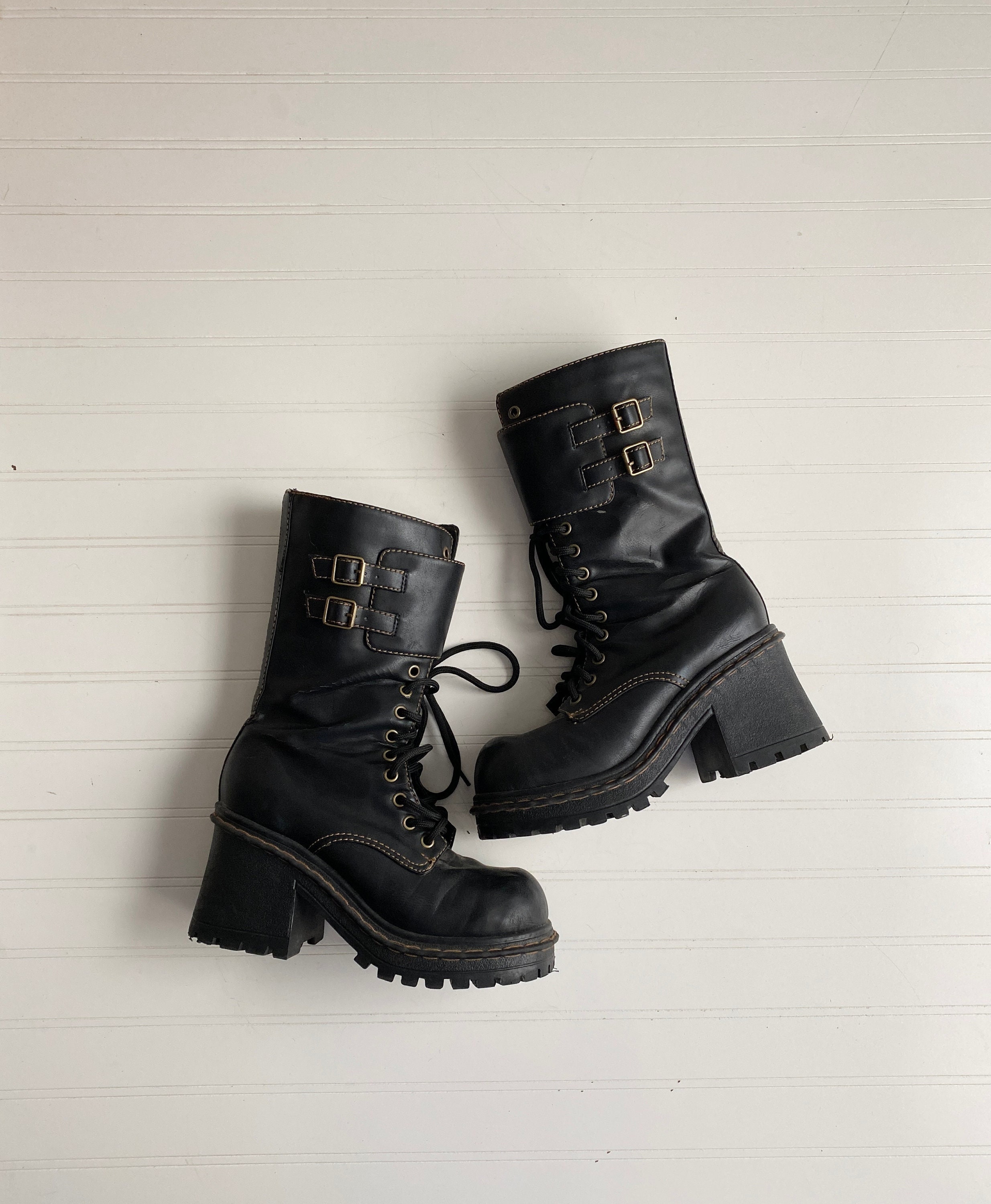 Vintage Combat Boots - Etsy
