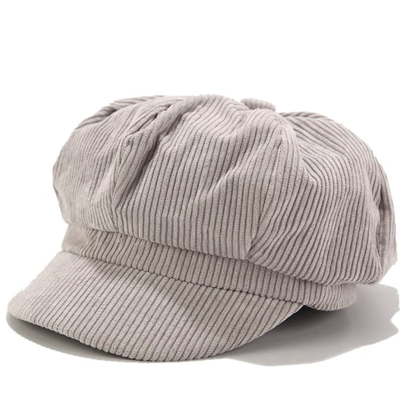 CORDUROY hat, newsboy cap, paperboy cap, simple and minimal hat, clean and simple hat