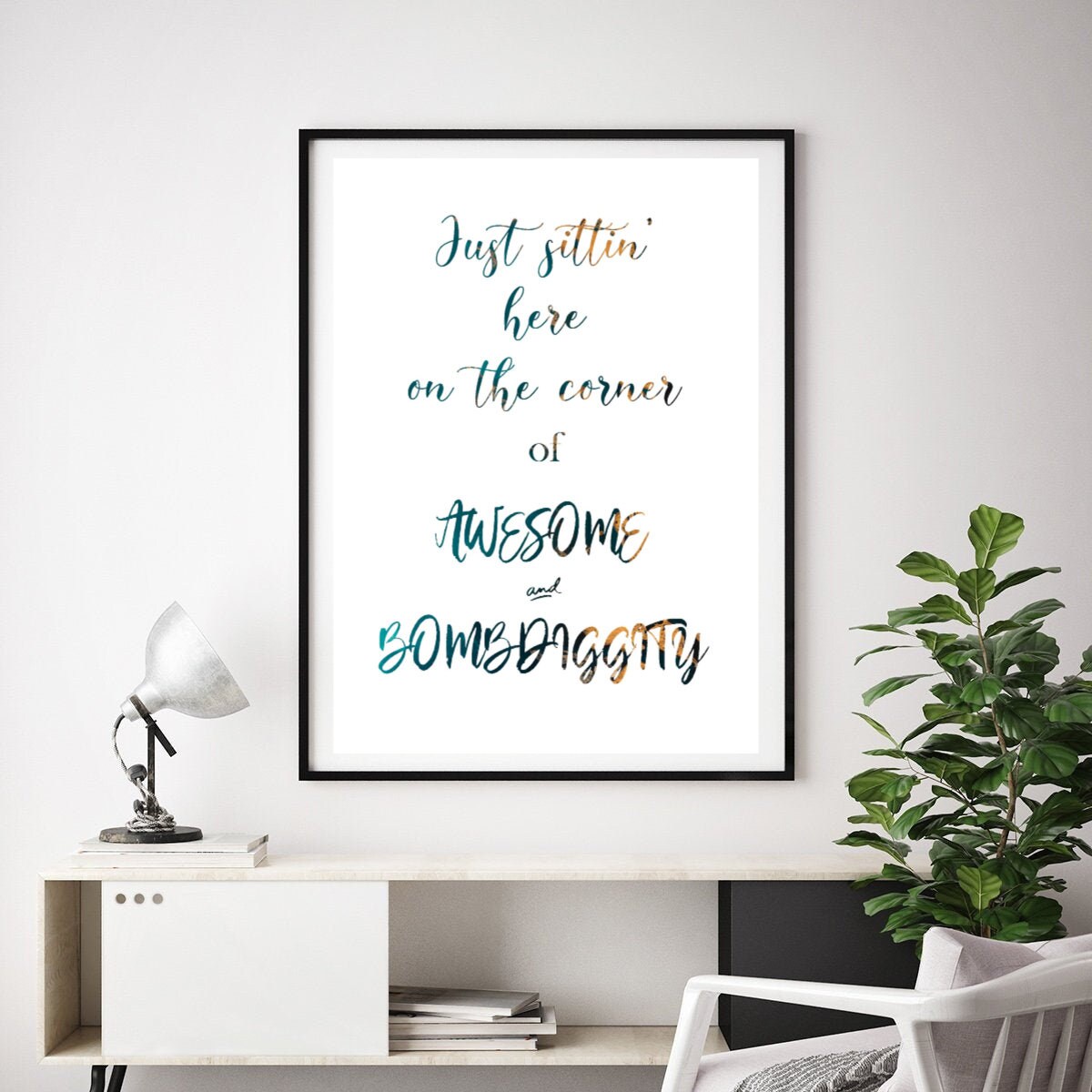 Feel Good Quote Print Funny Uplifting Quote Wall Art | Etsy