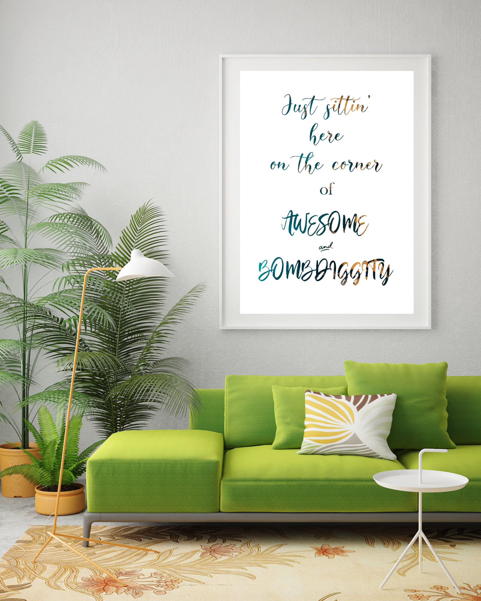 Feel Good Quote Print Funny Uplifting Quote Wall Art | Etsy