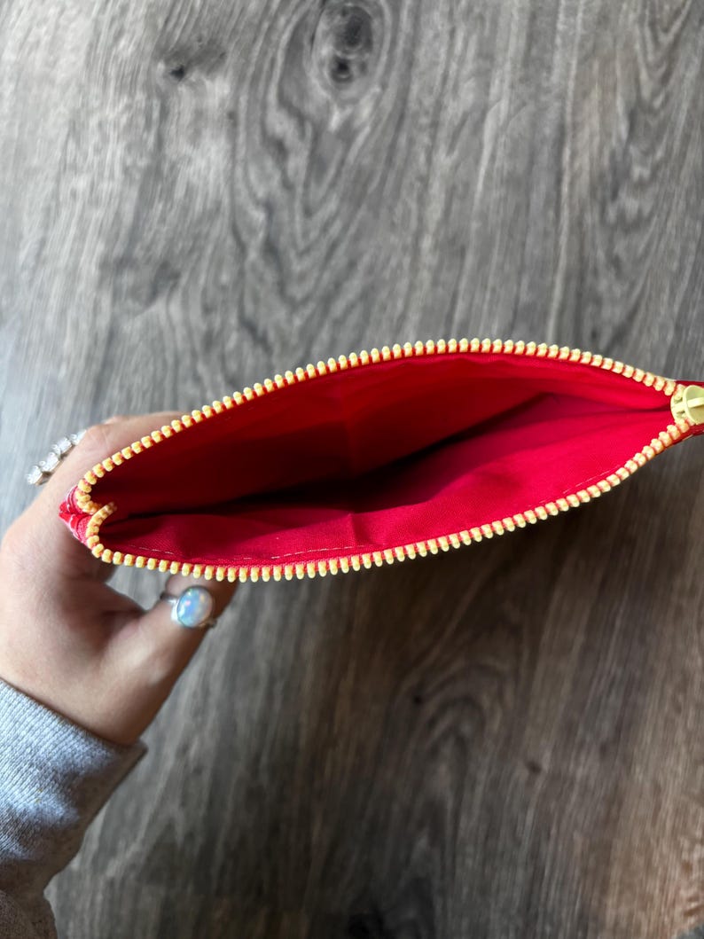 Upcycled Candy/Chip Vinyl Wrapper Pouches| Zipper Pouches image 4