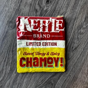 Upcycled Candy/Chip Vinyl Wrapper Pouches| Zipper Pouches image 3