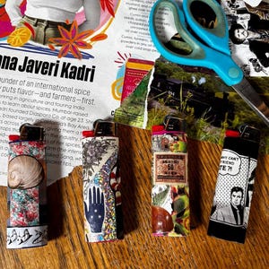 Bic Lighter - Handmade, reworked, collaged lighters image 4