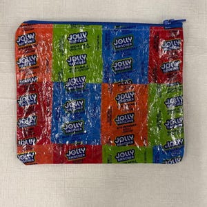 Upcycled Candy/Chip Vinyl Wrapper Pouches| Zipper Pouches image 6