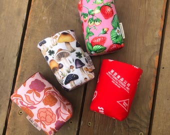 Insulated Can Cozie/Koozies – Reusable Fabric Sleeves for Drinks – Eco-Friendly Drink Holder