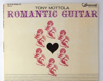 Tony Mottola - Romantic Guitar - Vintage Vinyl LP - Command records RS 847 SD - Easy Listening, Jazz