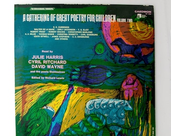 A Gathering of Great Poetry for Children, Volume 2 - Julie Harris, Cyril Ritchard, David Wayne - Caedmon TC 1236 - Non-musique - Poésie