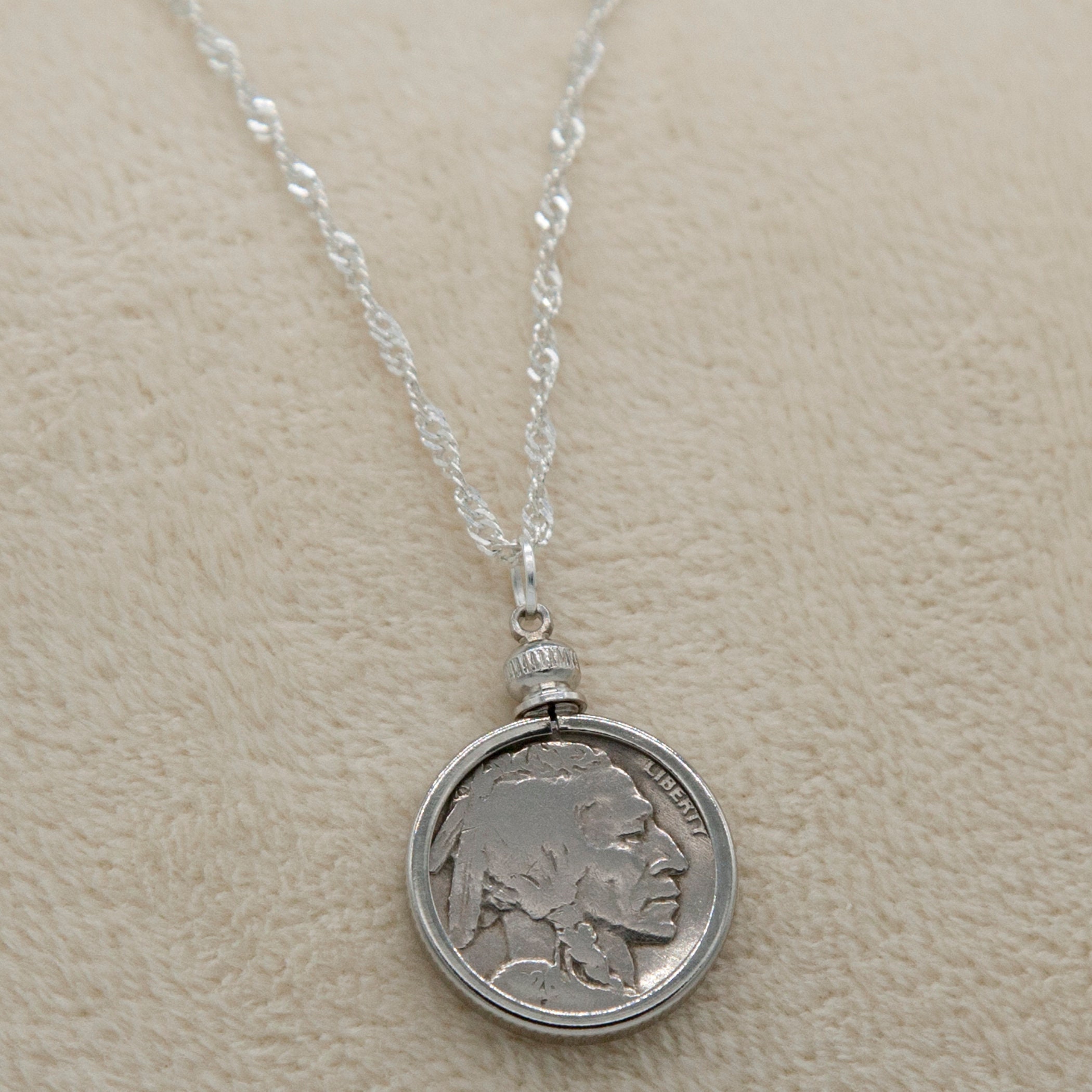 Buffalo Nickel Necklace Indian Nickel Necklace Coin Necklace Buffalo  Necklace Buffalo Nickel Gift Nickel Necklace Coin Jewelry