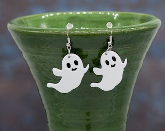 Cute Ghost Earrings for Halloween